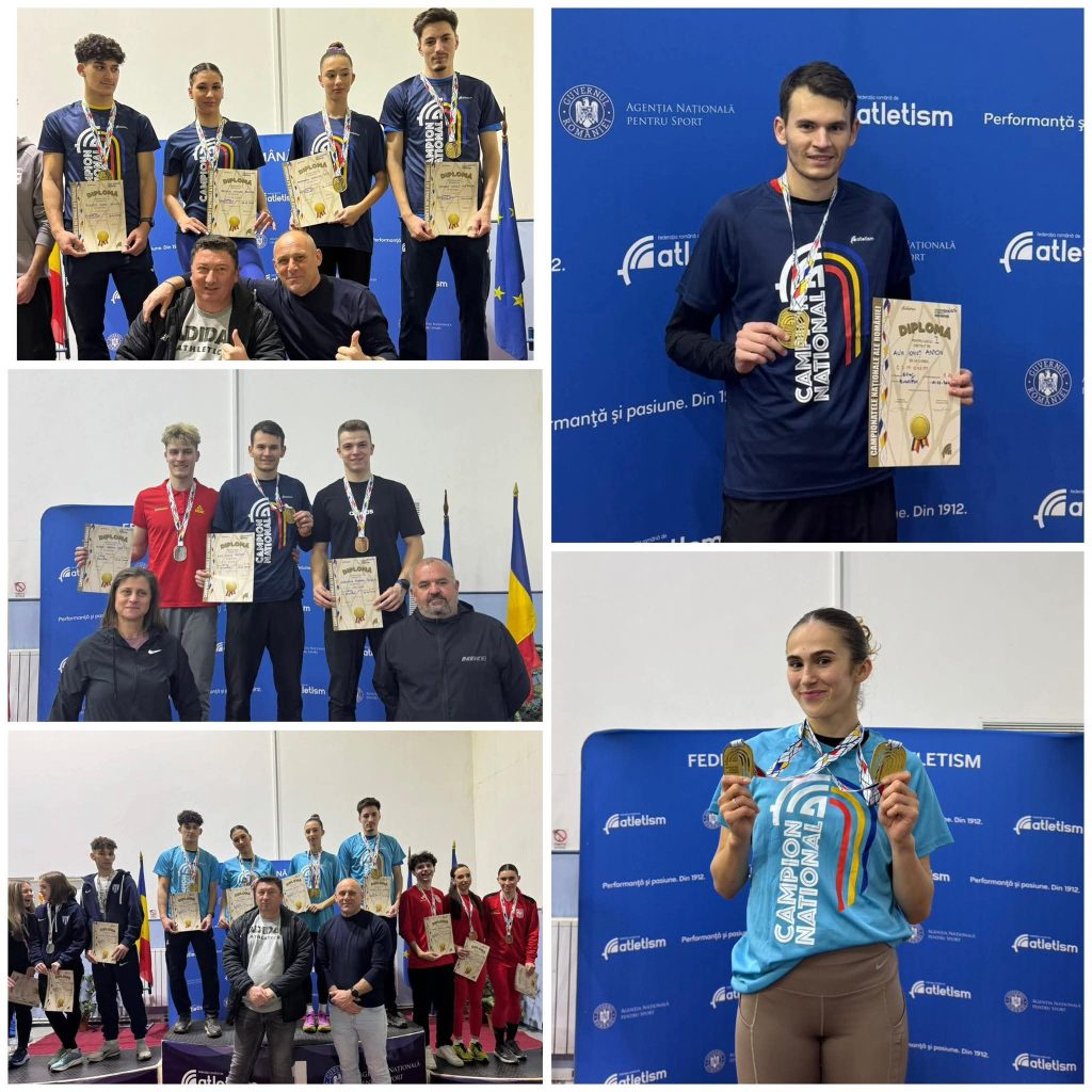 CSM Onești cucerește 8 titluri de campioni naționali și 20 de medalii la Campionatele Naționale de Atletism