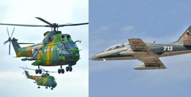 Aeronave militare vor survola mai multe localități din zona Moldovei
