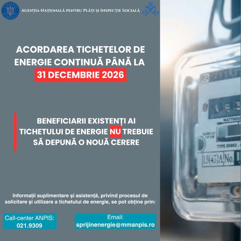 De interes. Beneficiarii tichetelor pentru energie rămân în plată fără alte formalități tichete
