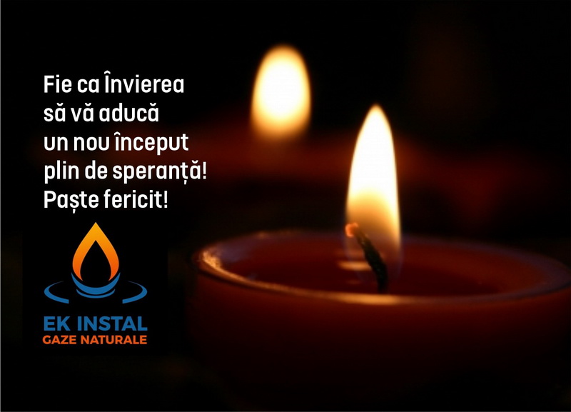 EK Instal Gaze naturale vă urează un Paște Fericit!