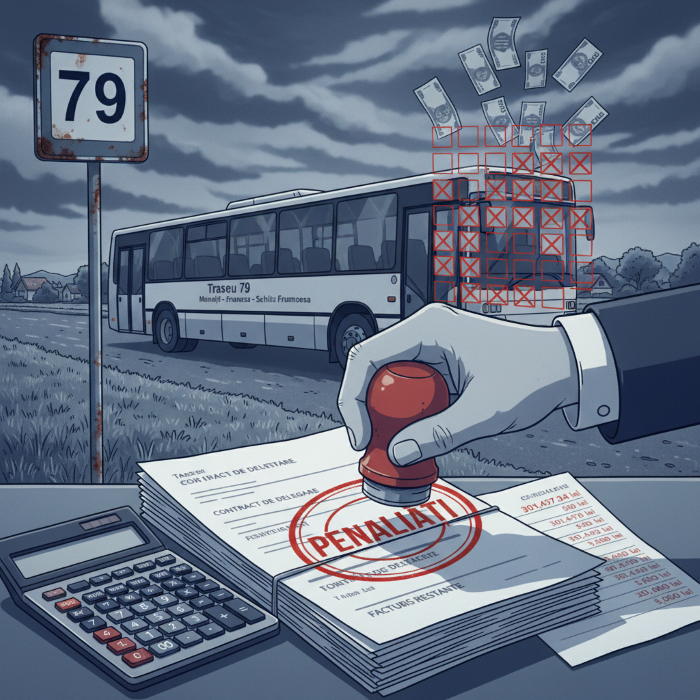 Zahpop Trans plătește peste 300.000 lei în rate către CJ Bacău, după ce nu a respectat un traseu de transport