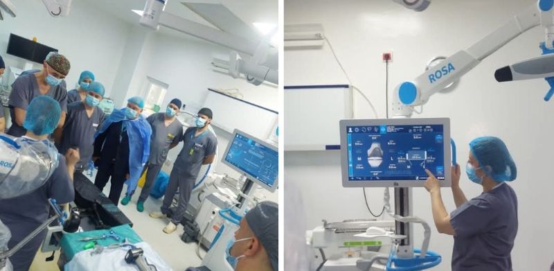 Pacienții de la SJU Bacău vor fi operați la șold și genunchi cu ajutorul unui robot ortopedic avansat