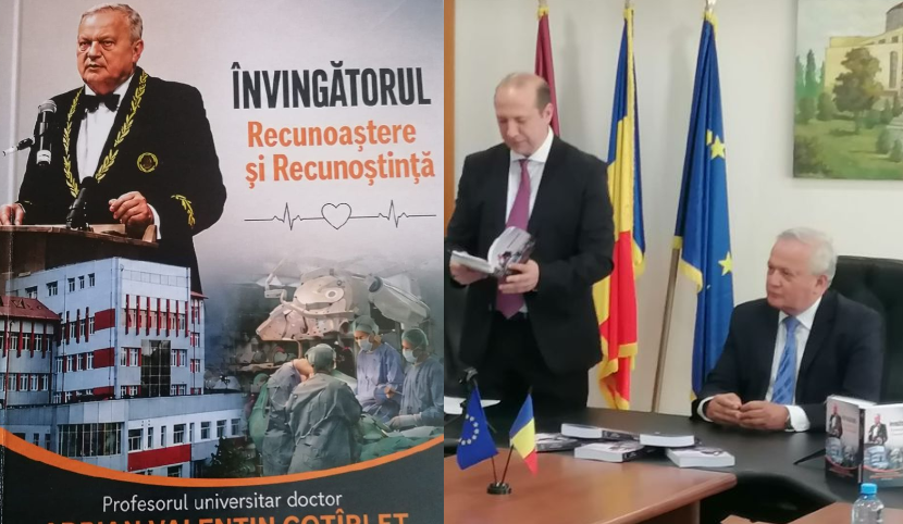 Video/Prof. univ. dr. Adrian Cotîrleț a lansat volumul „Învingătorul- Recunoaștere și Recunoștință” la împlinirea a 70 de ani