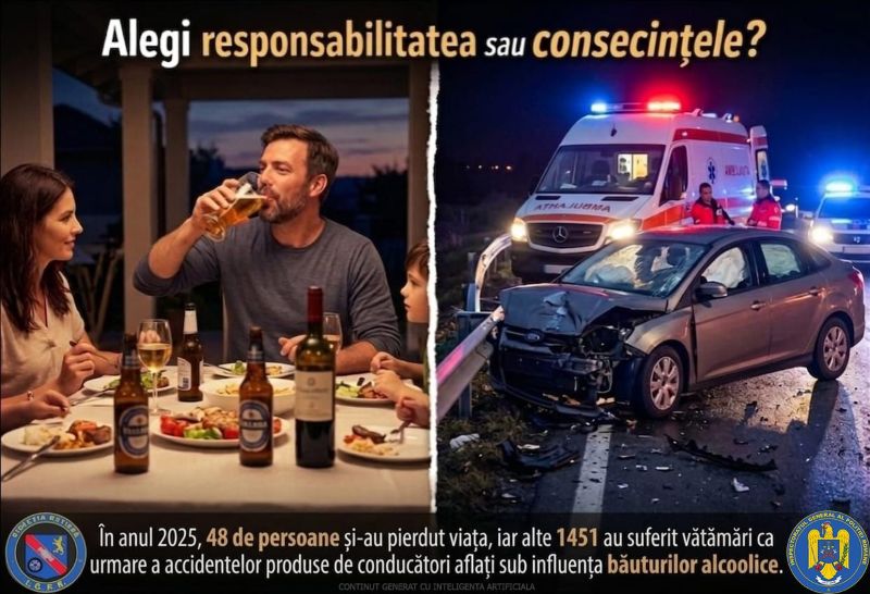 Atenție, șoferi! Controale stricte pe șoselele din județul Bacău pentru depistarea șoferilor băuți sau drogați
