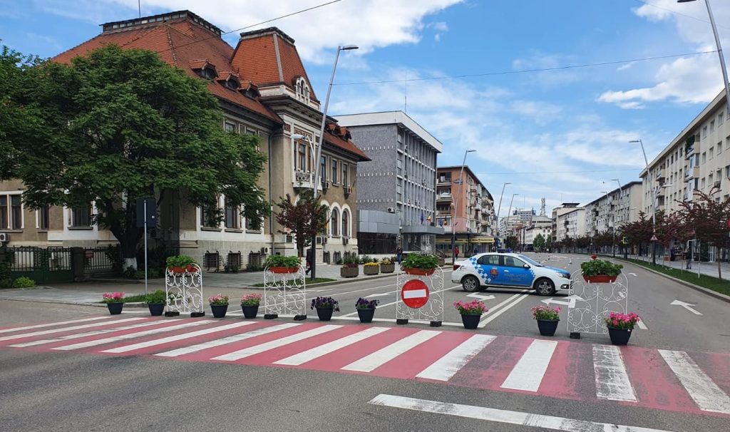 Restricții rutiere în centrul Bacăului din 20 iunie: Calea Mărășești se închide în fiecare weekend pentru mașini