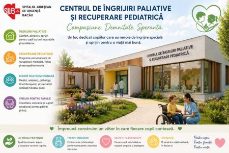 SJU Bacău se pregătește pentru noul Centru de Îngrijiri Paliative și Recuperare Pediatrică