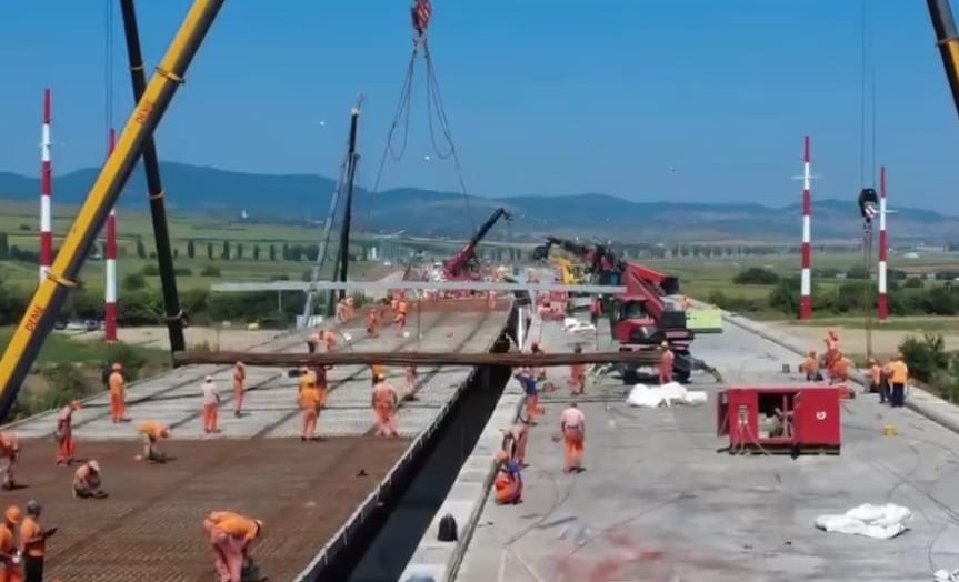 UMB apasă accelerația pe A7: Lotul Răcăciuni – Bacău a ajuns la 84%. Restricții majore din 17 august