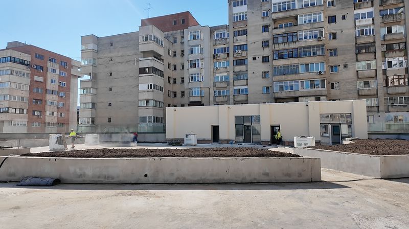 Parcarea supraterană de pe 9 Mai