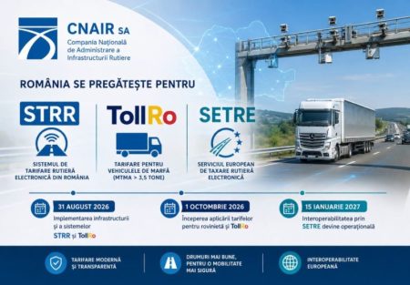 Rovinieta și TollRo: noile tarife vor fi aplicate din 1 octombrie 2026