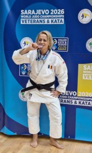 Simona Aruș (CSM Bacău), medalie de bronz la Campionatul Mondial de Judo pentru Veterani! 3 Simona Aruș cu medalia de bronz la Campionatul Mondial de Judo pentru Veterani.