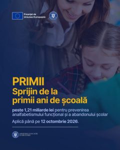 Finanțări pentru reducerea abandonului școlar: 65 de școli din județul Bacău, incluse în noul program național „PRIMII” lansat de Ministerul Educației 1 Elevi și profesori în școală, promovând educația și prevenirea abandonului școlar.