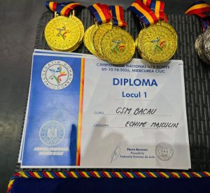 Video/Performanță de aur: CSM Bacău este noua campioană națională la judo pe echipe U18