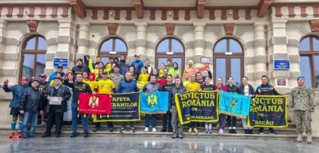 Ceremonie solemnă în Piața Tricolorului: Bacăul a primit Ștafeta Veteranilor Invictus