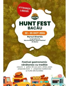Weekend de poveste în Bacău: începe Hunting Moldavia- Expo Vânătoare, Pescuit & Outdoor 2026 și Festivalul HuntFest
