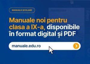 Manualele digitale pentru clasa a IX-a sunt disponibile. Liceele din Bacău pot să transmită comenzile până pe 28 octombrie 1 Manualele digitale pentru clasa a IX-a sunt disponibile. Liceele din Bacău pot să transmită comenzile până pe 28 octombrie
