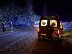 Dofteana/Cinci răniți după o coliziune dintre un BMW și un microbuz de pasageri, pe DN 12A