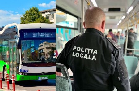 Echipaje ale Poliției Locale Bacău vor fi prezente în mijloacele de transport public