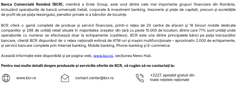 BCR deschide la Bacău un nou hub ZBOR, dedicat dezvoltării și inițiativelor tinerilor
