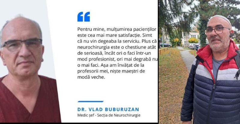 Foto/Video.„ Dr. Buburuzan m-a readus la viață. Este a doua mea zi de naștere!”: mărturia tulburătoare a unui fost pacient operat pe creier la SJU Bacău Foto/Video.„ Dr. Buburuzan m-a readus la viață. Este a doua mea zi de naștere!”: mărturia tulburătoare a unui fost pacient operat pe creier la SJU Bacău