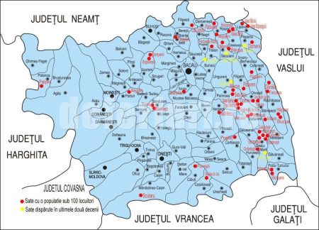 Reformă administrativă în Bacău: două comune din județ, luate în vizor pentru comasare. Vezi dacă e și comuna ta pe listă Harta județului Bacău cu localități și contexte administrative.