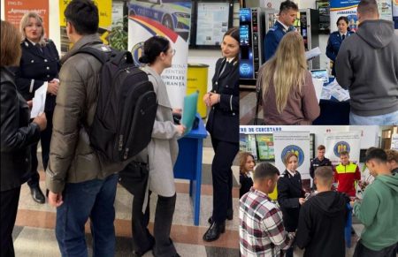 Oferte de carieră în uniformă la Bursa Locurilor de Muncă pentru Absolvenți din Bacău