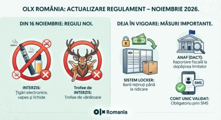 Reguli noi pentru utilizatorii OLX România din 16 noiembrie.
