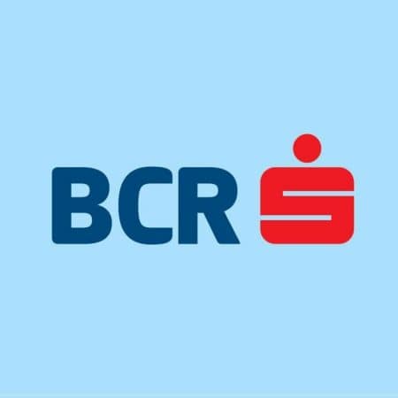 BCR deschide la Bacău un nou hub ZBOR, dedicat dezvoltării și inițiativelor tinerilor Logo BCR pe fundal albastru deschis.