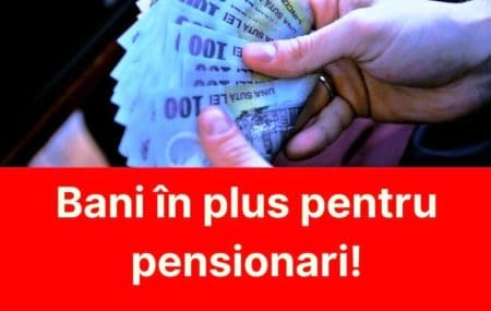 Pensionarii cu venituri de până la 3.000 de lei primesc până la 500 de lei în decembrie pensie