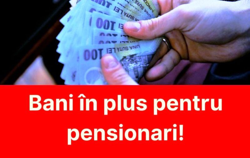 Pensionarii cu venituri de până la 3.000 de lei primesc până la 500 de lei în decembrie pensie