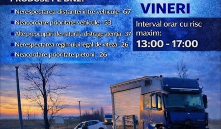Acțiune ”Releul” continuă pe DN 2, controale rutiere inclusiv în Bacău: acțiune comună a polițiștilor din opt județe