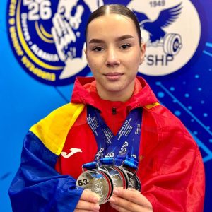 Noua „Mihaela Cambei” de la CSM Onești: Alexia Șipoș este triplă vicecampioană la Europenele de Juniori din Albania!